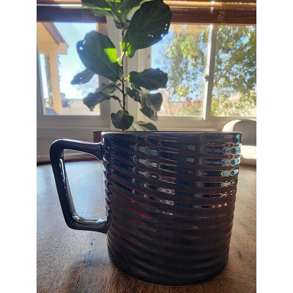 Starbucks Iridescent Rainbow Luster Swirl Coffee Cup Tea Mug 12oz - Picture 3 of 5